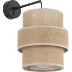 TK Calisto vägglampa - naturjute och svart metall