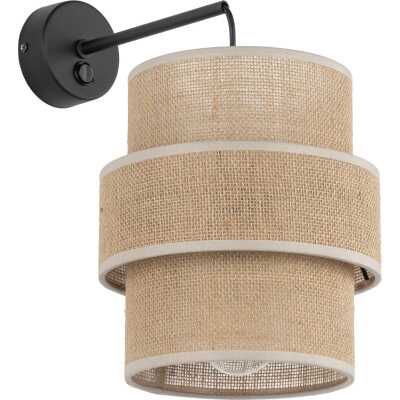 TK Calisto vägglampa - naturjute och svart metall