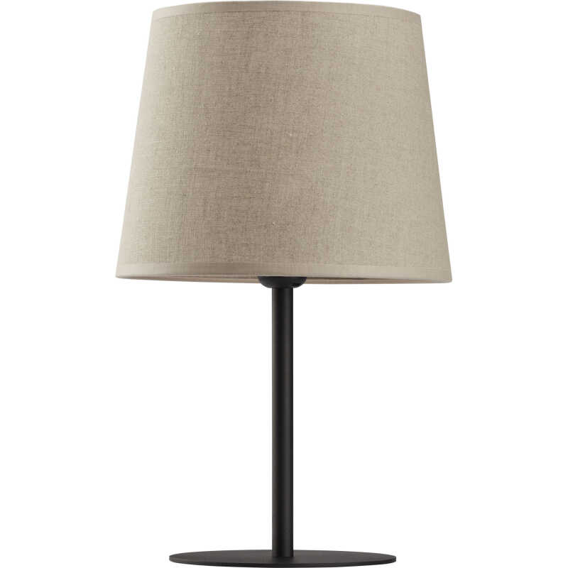 TK Chicago bordslampa - naturligt linnetyg och svart stål TK Chicago bordslampa - naturligt linnetyg och svart stål