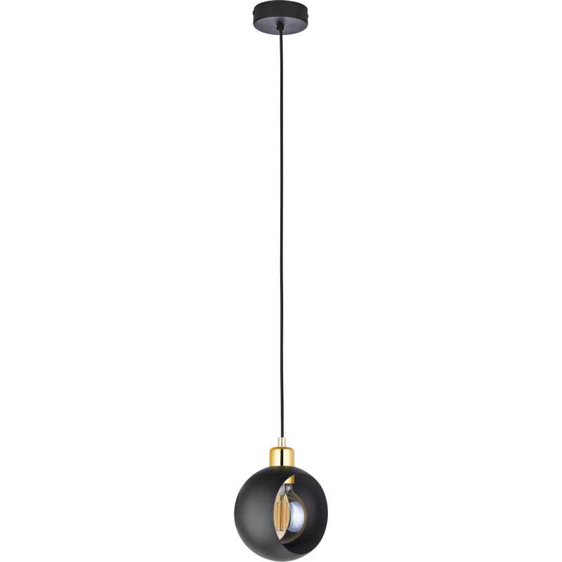 TK Cyklop taklampa - guld och svart stål TK Cyklop taklampa - guld och svart stål