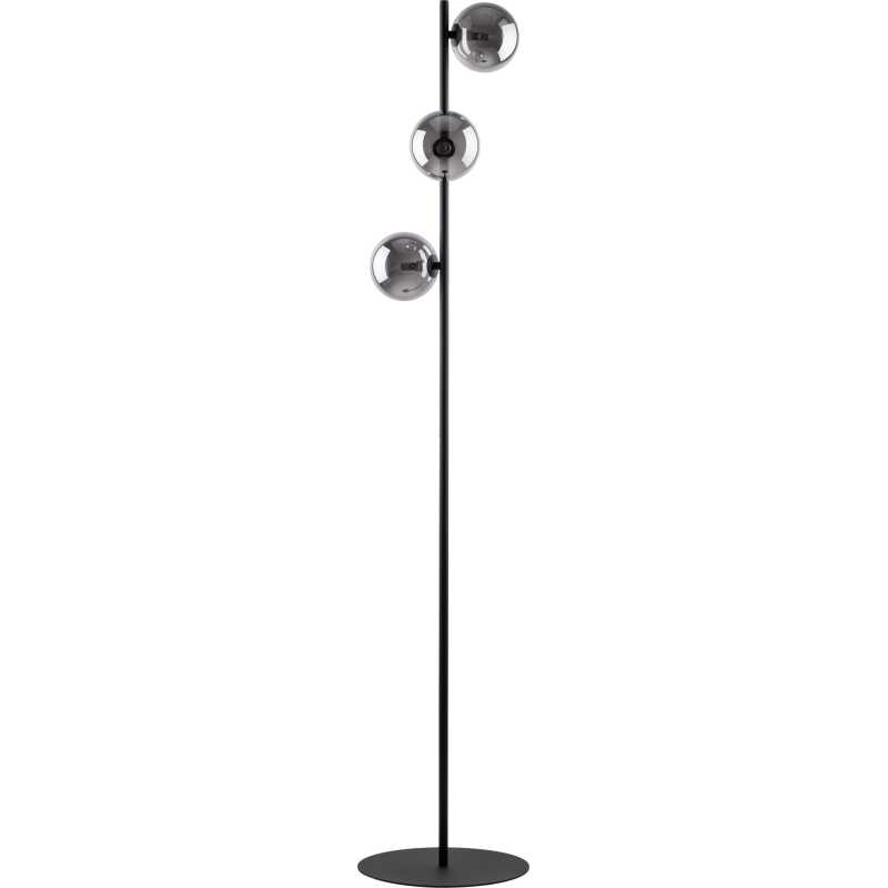 TK Estera golvlampa, w. 3 skärmar - glas och svart metall TK Estera golvlampa, w. 3 skärmar - glas och svart metall