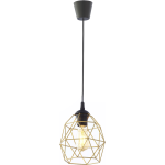 TK Galaxy taklampa - guld och svart metall