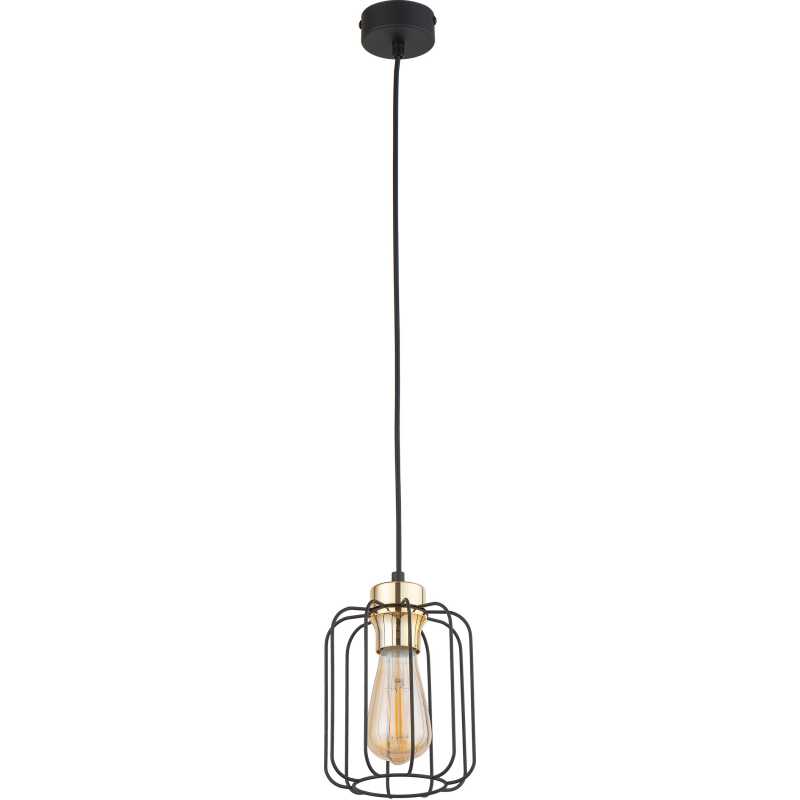 TK Galaxy taklampa - koppar och svart metall