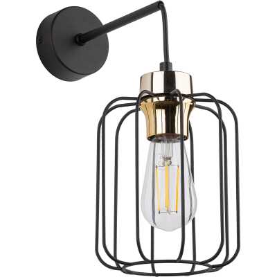 TK Galaxy vägglampa - koppar och svart metall