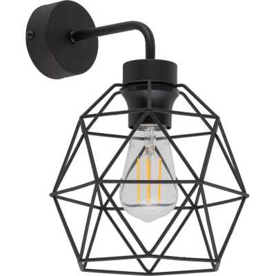 TK Galaxy vägglampa - svart metall