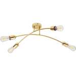 TK Helix taklampa - guldmetall