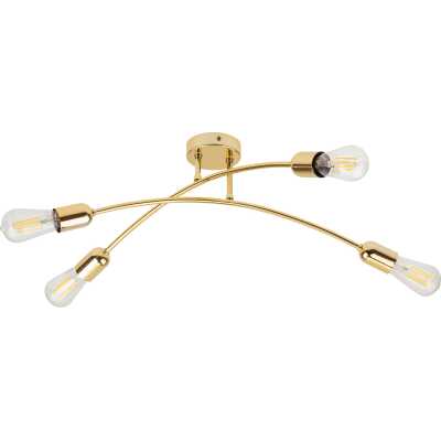 TK Helix taklampa - guldmetall