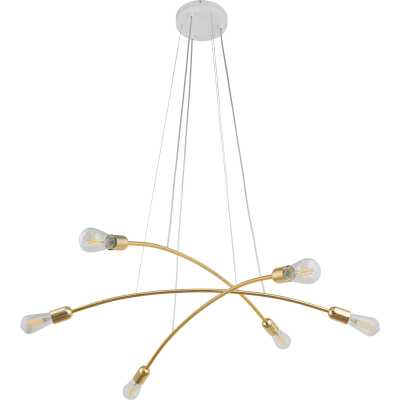 TK Helix taklampa - guldmetall