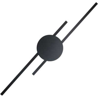 TK Java 2 LED vägglampa - svart metall