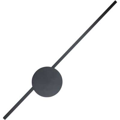 TK Java li LED vägglampa - svart metall