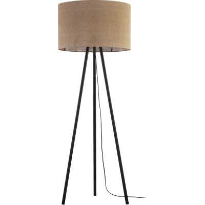 TK Jute golvlampa - naturjute och svart metall