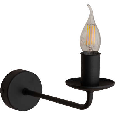 TK Limal vägglampa - svart metall