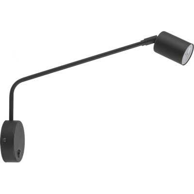 TK Logan vägglampa - svart metall