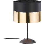 TK London bordslampa - guld, svart tyg och svart metall