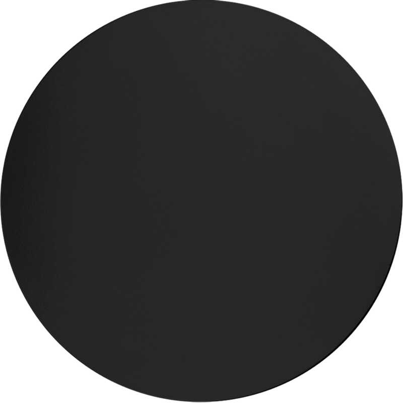 TK Luna vägglampa 400, rund - svart metall TK Luna vägglampa 400, rund - svart metall