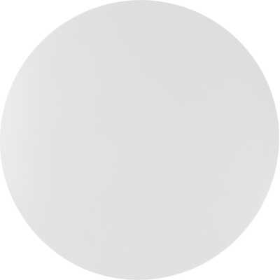 TK Luna vägglampa, rund - vit metall