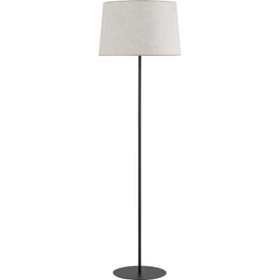 TK Maja golvlampa - naturlinne och svart metall