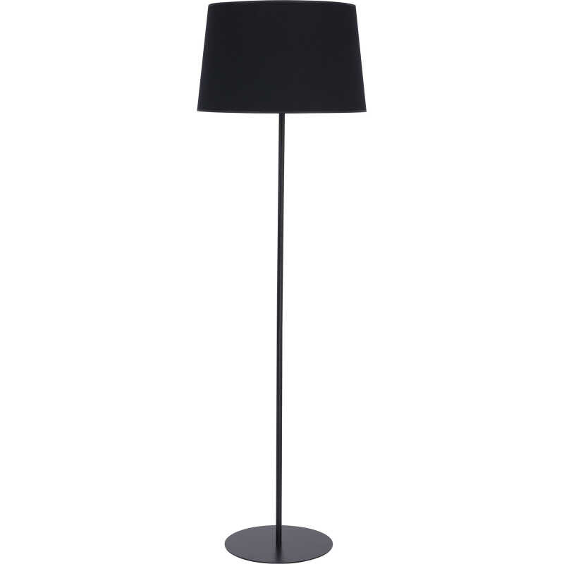 TK Maja golvlampa - svart tyg och svart metall