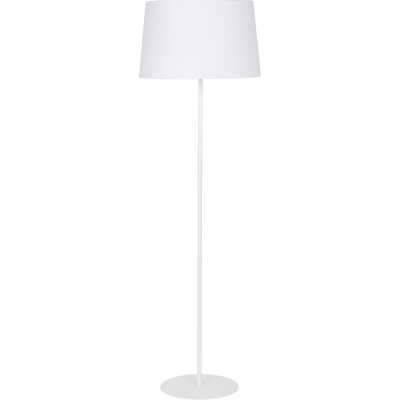 TK Maja golvlampa - vitt tyg och vit metall