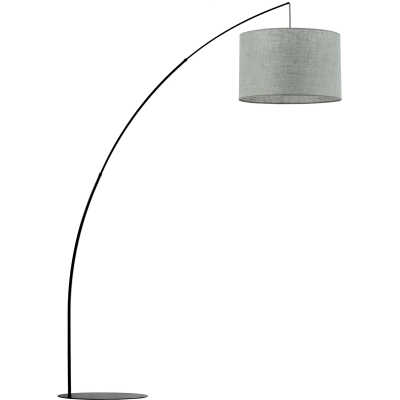 TK Moby golvlampa - grönt tyg och svart metall