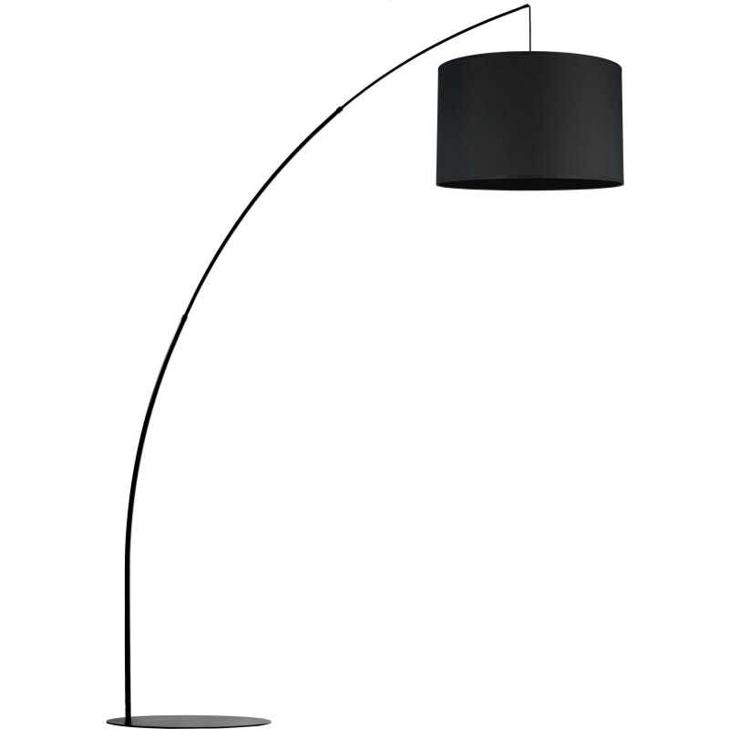 TK Moby golvlampa - svart tyg och svart metall TK Moby golvlampa - svart tyg och svart metall