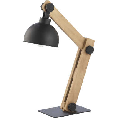TK Oslo bordslampa - svart metall och trä