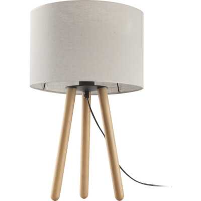 TK Tokyo bordslampa - naturligt linne och antik furu