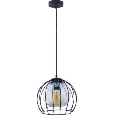 TK Universo taklampa 260 - grafitglas och svart metall