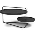 TORNA DESIGN Tritwe soffbord - svart stål