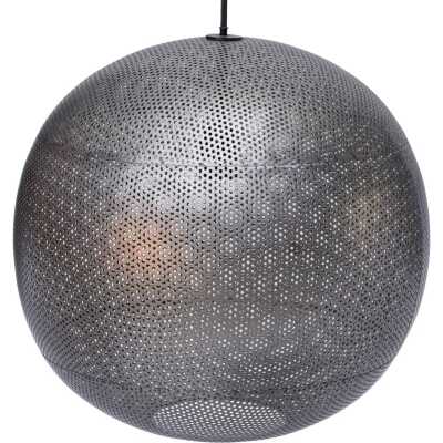 TRADEMARK LIVING Moonlight rund taklampa - järn med klarlack