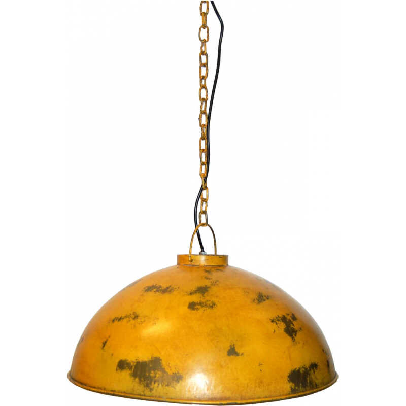 TRADEMARK LIVING taklampa - slitet gult järn TRADEMARK LIVING taklampa - slitet gult järn
