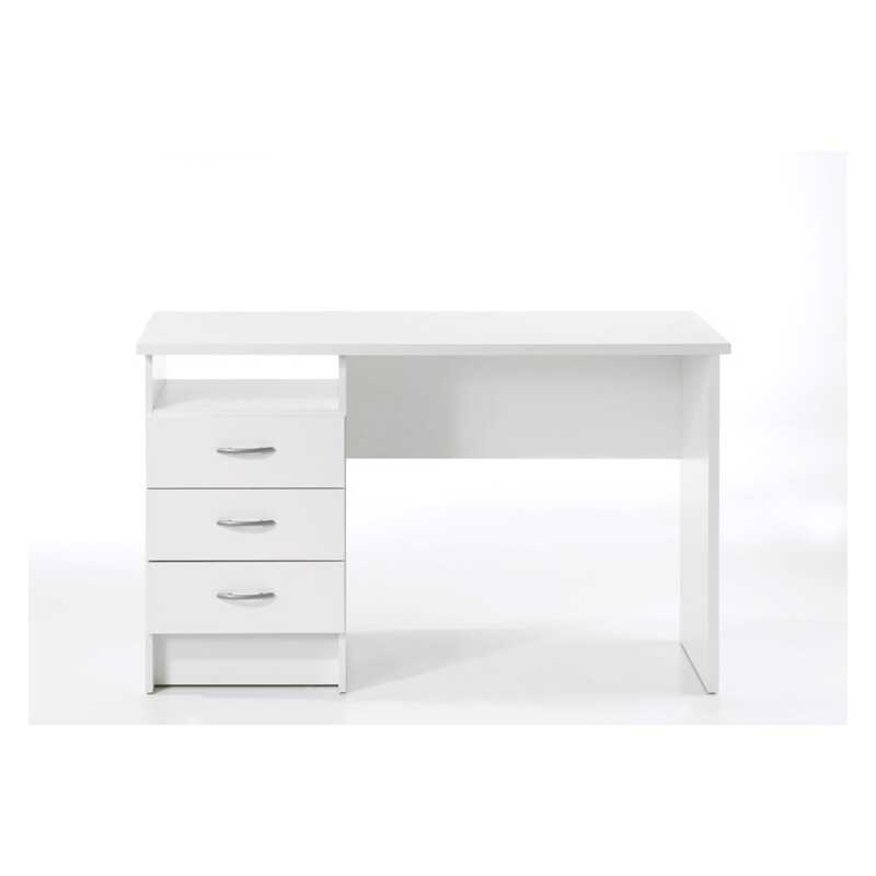 TVILUM Function Plus skrivbord - vit med 3 lådor TVILUM Function Plus skrivbord - vit med 3 lådor