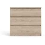 TVILUM Naia Kommode, m. 3 lådor - Jackson Hickory naturspånskiva