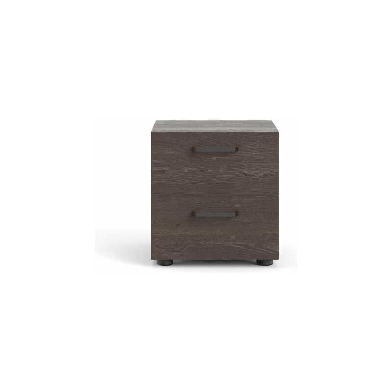 TWILUM Dallas sängbord, w. 2 lådor - brun folie