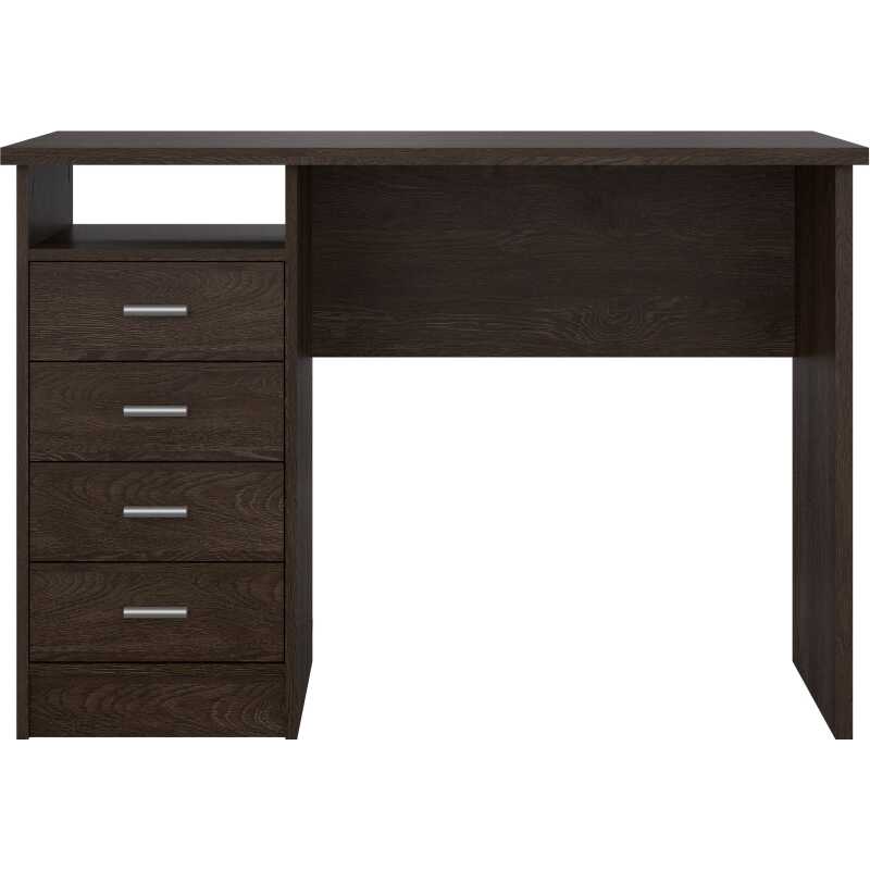 TWILUM Function Plus skrivbord, w. 1 fack och 4 lådor - Rovere Gessato mörk MDF TWILUM Function Plus skrivbord, w. 1 fack och 4 lådor - Rovere Gessato mörk MDF