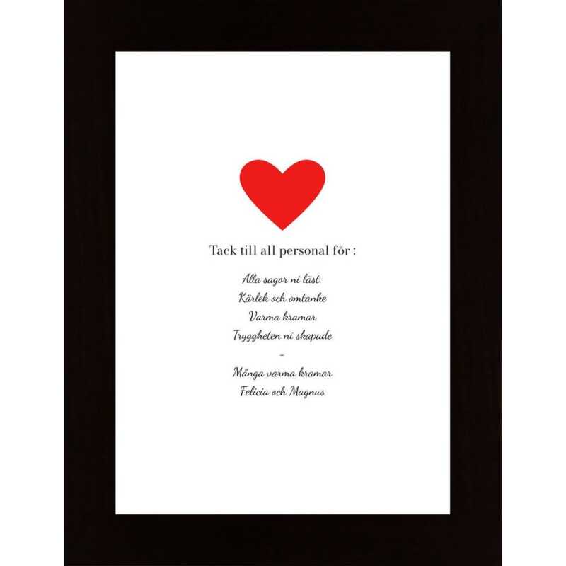 Tack Till All Personal Poster