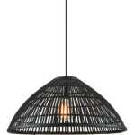 Taklampa Capello 58 cm Svart