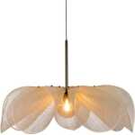 Taklampa Styrka 75 cm Beige/Antique Mässing