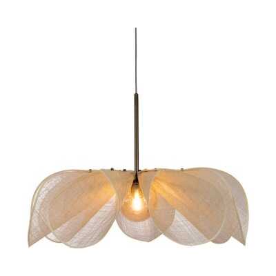 Taklampa Styrka 75 cm Beige/Antique Mässing