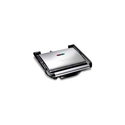 Tefal GC241D, Svart, Silver, Rostfritt stål, Rektangulär, Galler, Kina, 2000 W