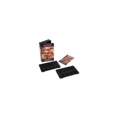 Tefal Snack Collection XA801512 - Mini madeleine plates set - för smörgåsgrill/våffeljärn - för Colormania Snack Time SW341312, Snack TIME SW341512