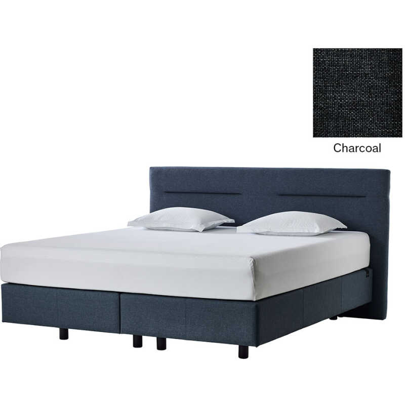 Tempur Spring Box Pro Luxe Kontinentalsäng 180x200 Grå
