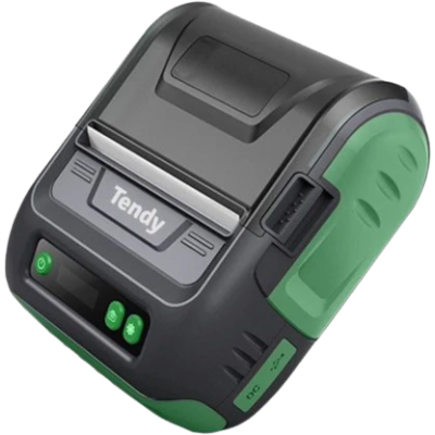 Tendy Scriptor Label Printer Black With Green Details