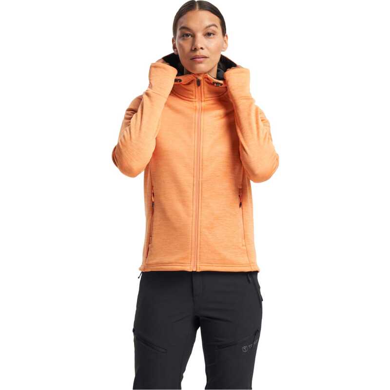 Tenson Women's TXlite Hoodie Zip Apricot Crush