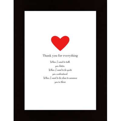 Thank You For Everything... Poster
