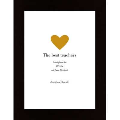 The Best Teachers Poster