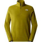 The North Face Men's 100 Glacier 1/4 Zip Fleece Sulphur Moss