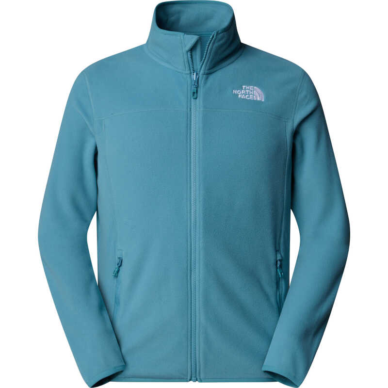 The North Face Men's 100 Glacier Full-Zip Fleece Algae Blue The North Face Men's 100 Glacier Full-Zip Fleece Algae Blue