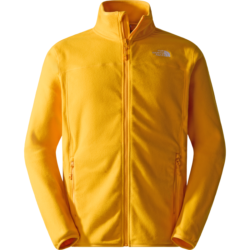 The North Face Men's 100 Glacier Full-Zip Fleece Summit Gold The North Face Men's 100 Glacier Full-Zip Fleece Summit Gold