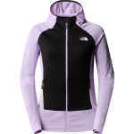 The North Face Women's Bolt Polartec Hoodie Lite Lilac/TNF Black/Fizz Lime